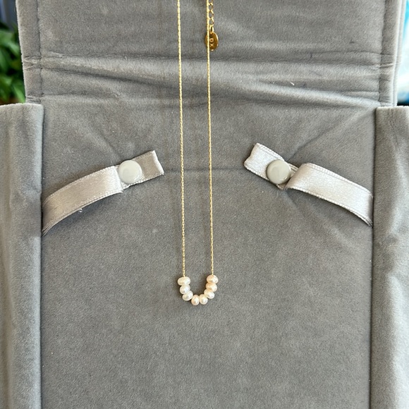 New Tarnish Free Natural Pearl Beads chain necklace - Picture 4 of 5